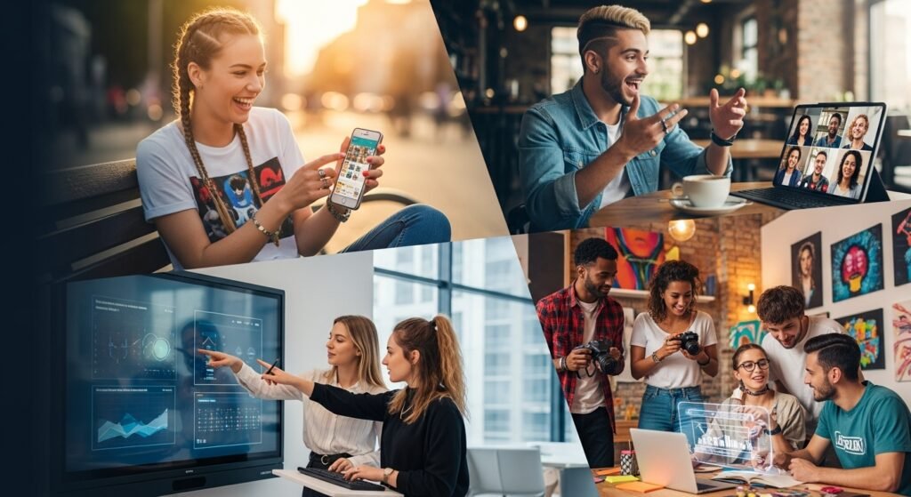 Grafik zur Darstellung der digitalen Sichtbarkeit